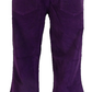 Run & Fly Mens Vintage 60s 70s Retro Purple Bell Bottom Super Flares