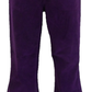 Run & Fly Mens Vintage 60s 70s Retro Purple Bell Bottom Super Flares