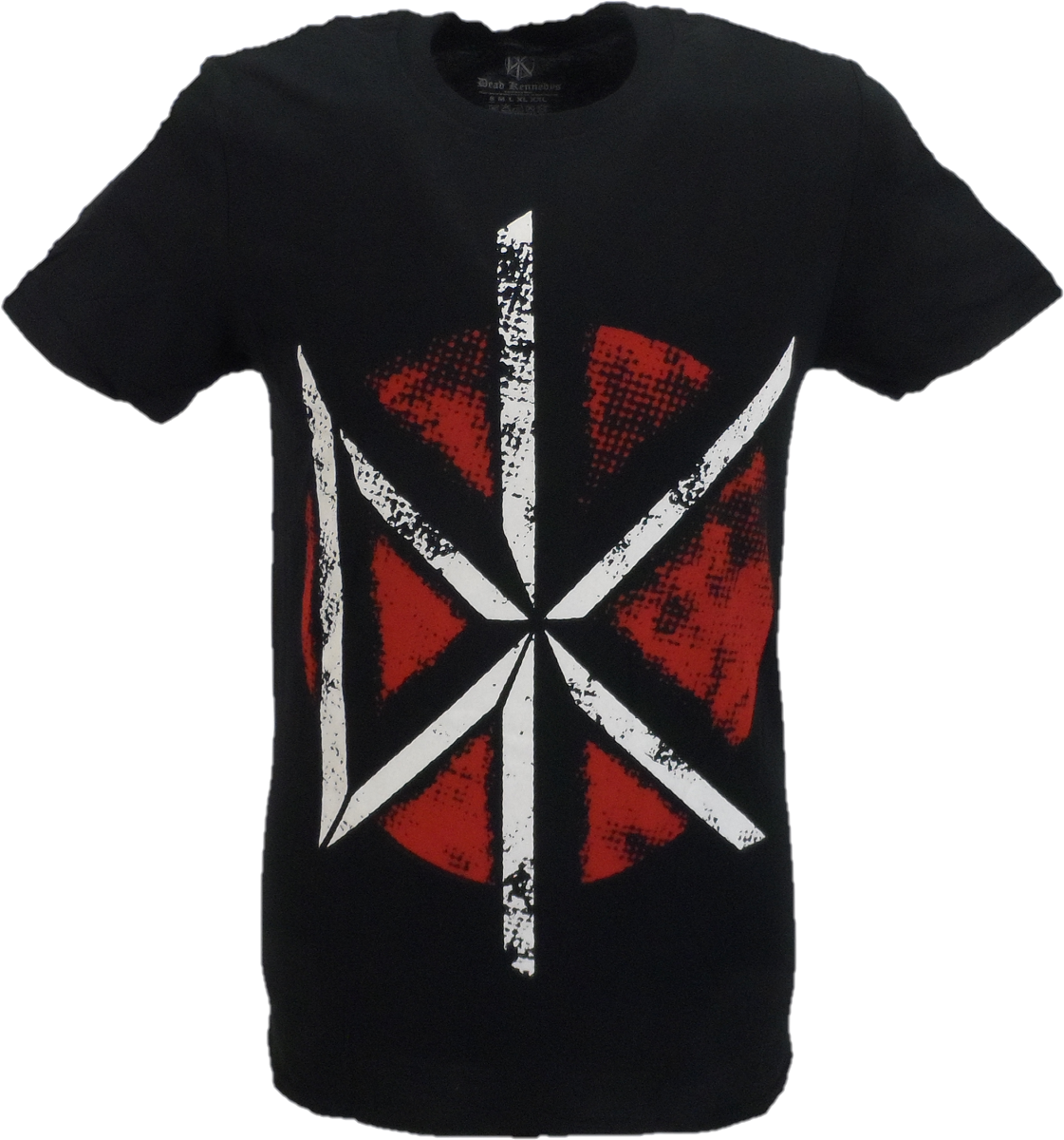 Camiseta oficial para hombre con logotipo de Dead Kennedys y estampado en la espalda