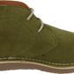 Delicious Junction Real Suede Gary Crowley Olive Green Desert Boots