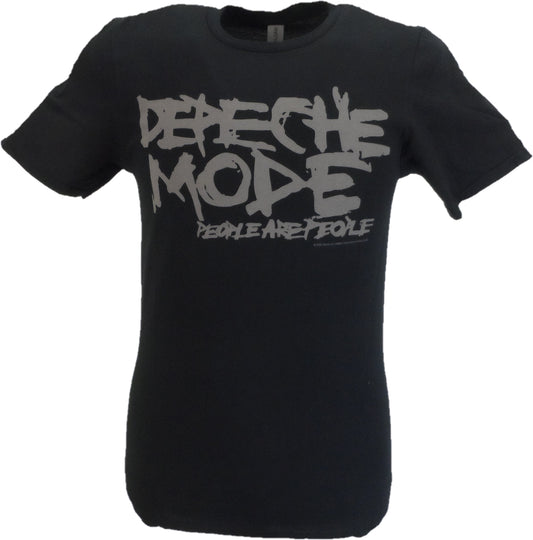 Maglietta ufficiale nera da uomo dei Depeche Mode People are People