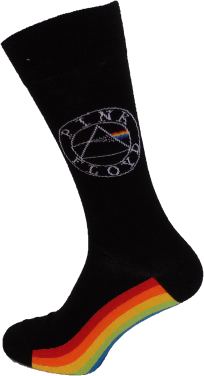 Mens Officially Licensed Pink Floyd Dark Side Of The Moon Socks