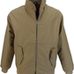 Mens Camel Beige Retro Mod Classic Harrington Jacket