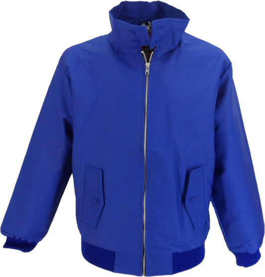 Giacca Harrington Da Uomo Blu Royal Di Mazeys