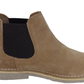 Hush Puppies Mens Sand Real Suede Chelsea Desert Boots