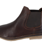 Hush Puppies Mens Brown Leather Chelsea Desert Boots