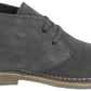 Hush Puppies Mens Grey 2 Eyelet Real Suede Desert Boots