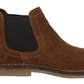 Hush Puppies Mens Tan Real Suede Chelsea Desert Boots