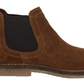 Hush Puppies stivaletti Chelsea da uomo in vera pelle scamosciata marrone chiaro