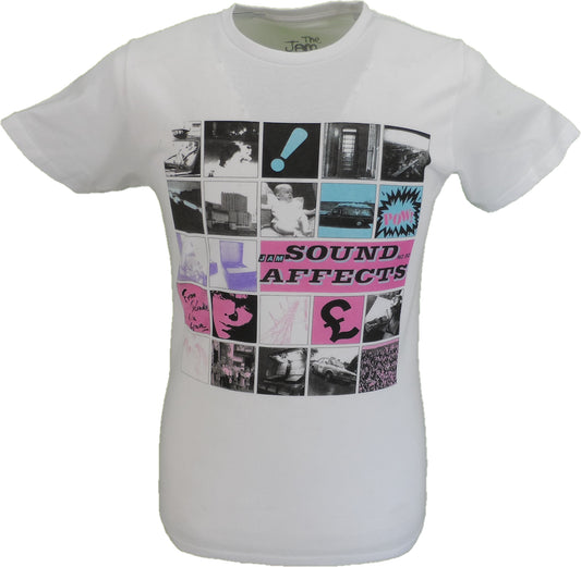Mens The Jam White Sound Affects Official  T Shirt