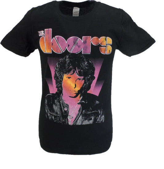 T-shirt officiel noir pour hommes The Doors Jim Beam