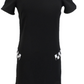 LHM Ladies 60s Retro Ska Vintage Black Mini Dress