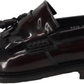 Delicious Junction Oxblood Locky Mod SKA Loafers Shoes