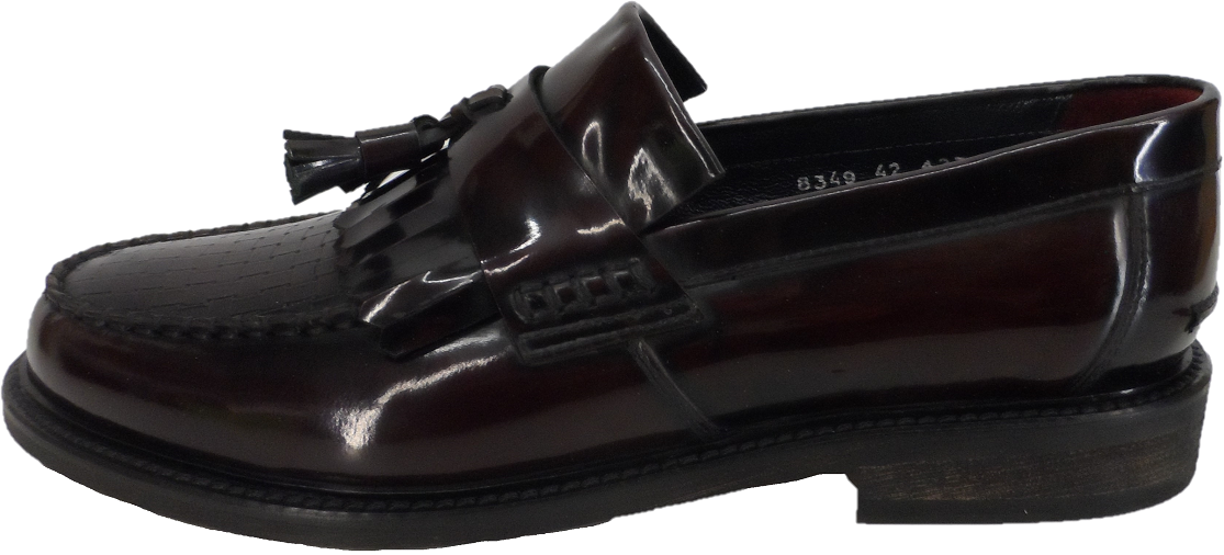Delicious Junction Oxblood Locky Mod SKA Loafers Shoes