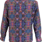 Mens 60s 70s Retro Mod Multi Paisley Shirt