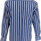 Mazeys Retro Mod Vintage Blue/White Stripe Button Down Shirts