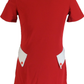 Damen Retro Molly Rot mit weißem Mod Dress