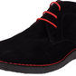 حذاء ikon original باللون الأسود البدوي طراز السبعينيات من جلد الغزال الحقيقي