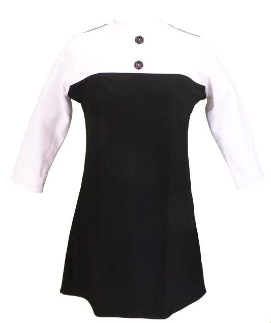 Love Her Madly Damen-Retro-Mod-Vintage-Kleid im 60er-Jahre-Stil