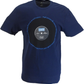 Mens Officially Licensed Oasis Blue Live Forever T Shirts