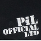 Mens Black Official PIL Public Image Limited Logo T Shirt