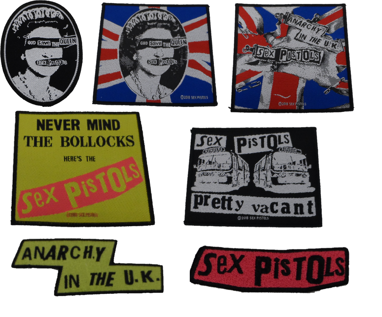 The Sex Pistols Arm Patches