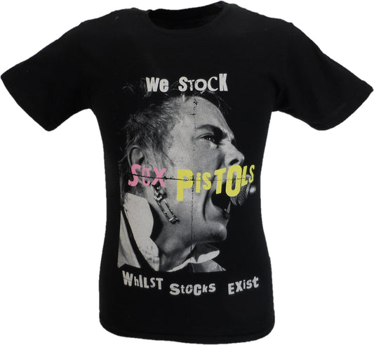 Oficial negro para hombre tenemos en stock la camiseta The Sex Pistols