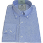 Relco Platinum Mens Blue Paisley Cotton Long Sleeved Shirt