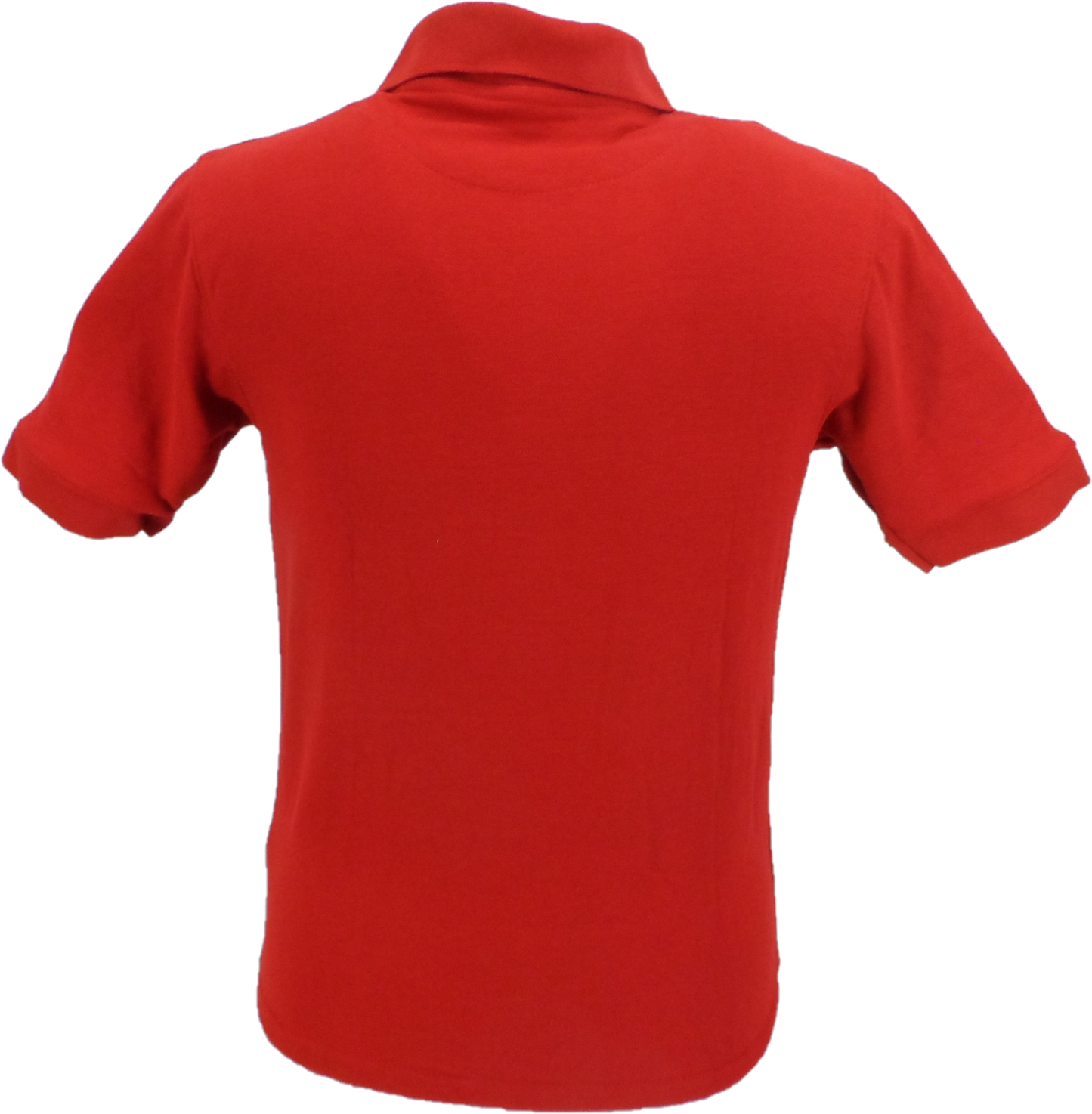 Mazeys Mens Red/Sky/White Racing Stripe Polo Shirt