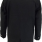 Real Hoxton Mens Black Mac Coat