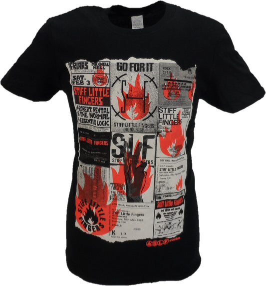Schwarzes offizielles T-Shirt mit steifen kleinen Fingern für Herren, Flyer-T-Shirt
