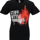 Mens Black Official Stiff Little Fingers T Shirts Graffiti T Shirt