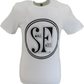 T-shirt blanc officiel avec logo petits visages pour hommes