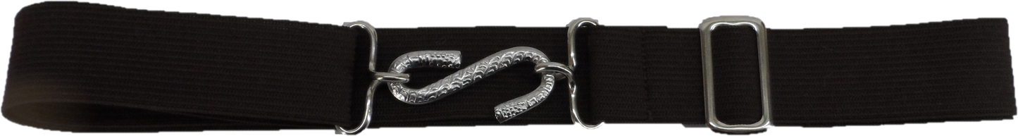 Rétro unisexe années 70 plaine 1 pouce de large couleurs unies ceintures de serpent élastiques