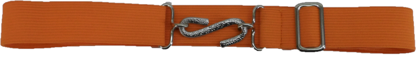 Cinture a serpente elastiche in tinta unita retrò unisex anni '70, larghe 1 pollice