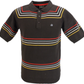 Merc Mens Madison Brown Knitted Vintage Mod Polo Shirts