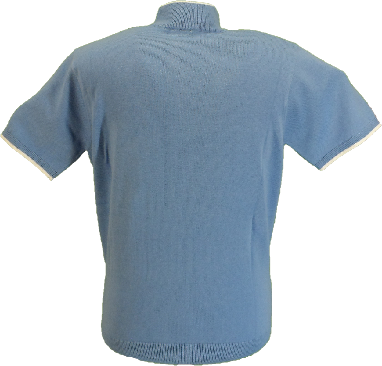 Gabicci Vintage camiseta de ciclismo con cremallera y libro mayor en azul pacífico para hombre