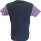 Lambretta Mens Navy/Grape Logo Panel  T Shirt