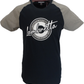 Lambretta Mens Navy/Grey Authentic Raglan T Shirt