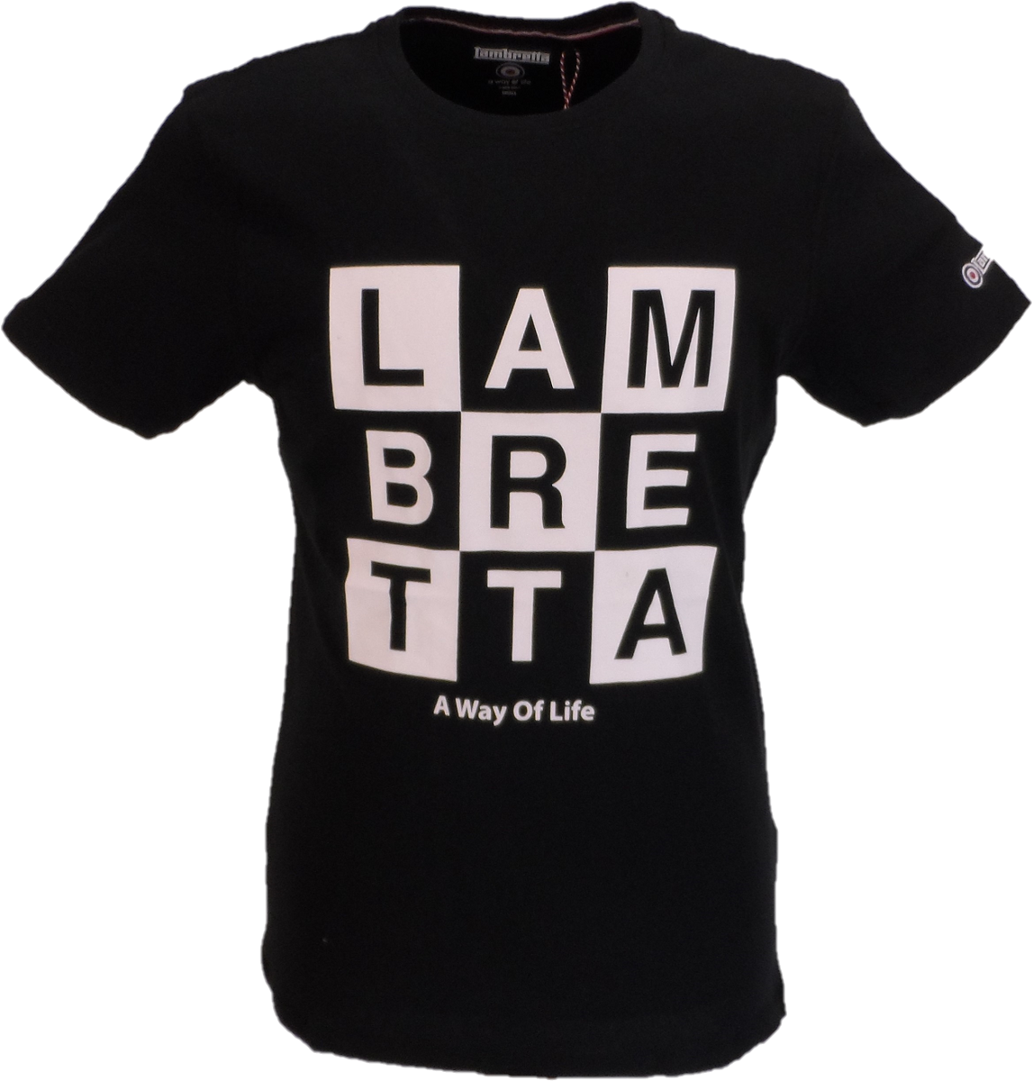 Lambretta Mens Two Tone Box T Shirt