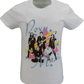Mens White Official Roxy Music Guitars T Shirt