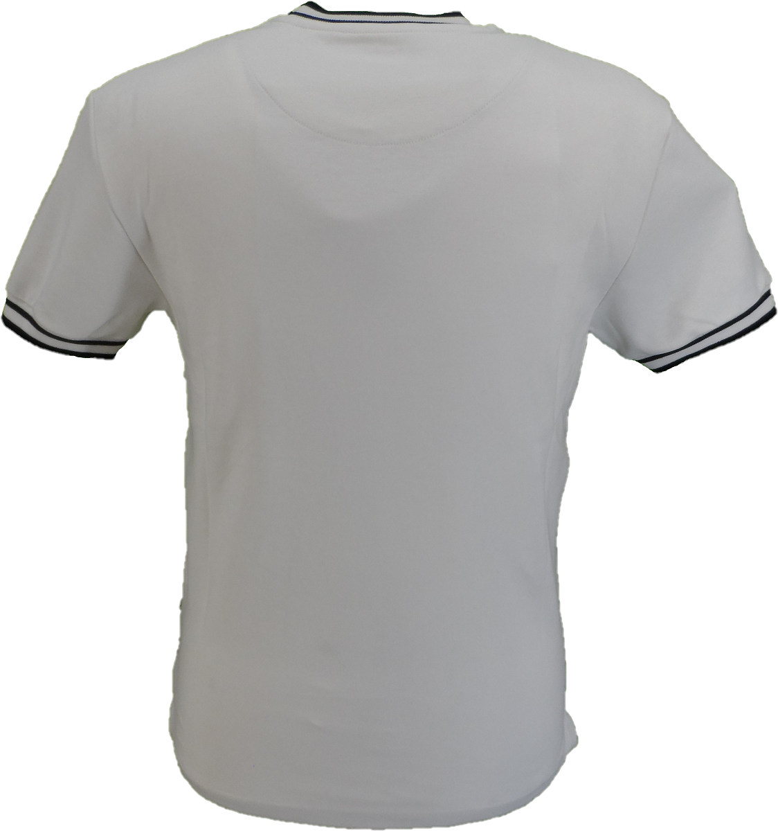 Ecrufarbene Hahnentritt-T-Shirts für Herren Ska & Soul