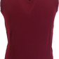 Relco Burgundy Classic Retro Tank Tops