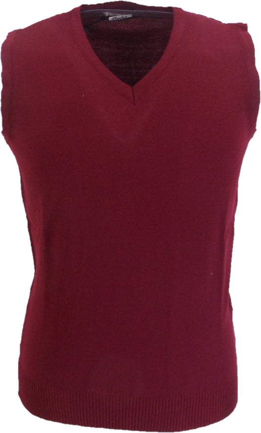 Relco bordeaux klassiske retro tanktops