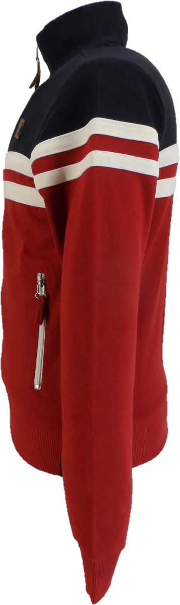 يسجل Trojan قمصان رياضية كلاسيكية للرجال ذات شريط أحمر