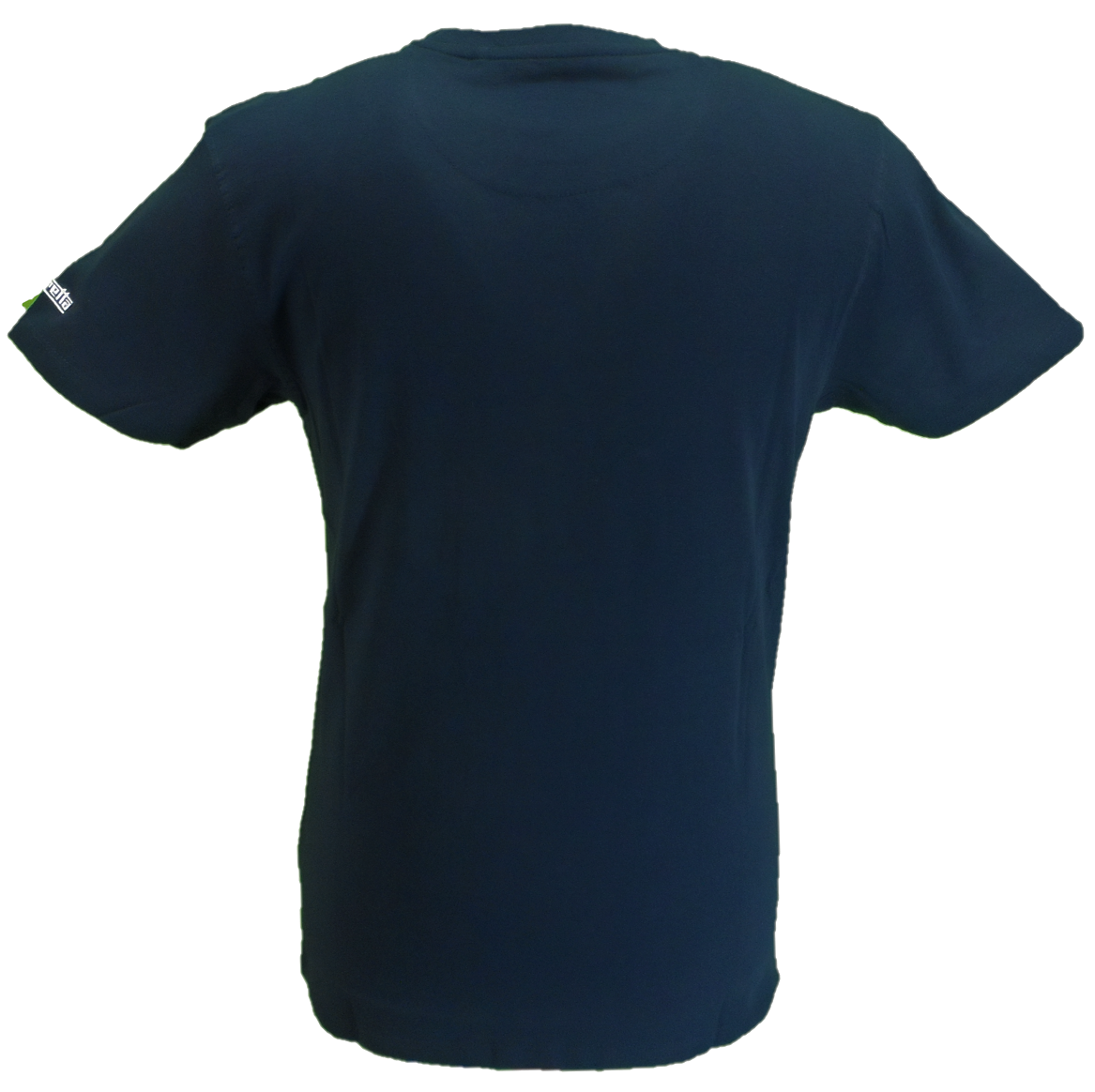 Lambretta Mens Navy Blue Badges Target Retro T Shirt