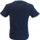 Trojan Mens Navy Blue Geometric Arrow Pattern T Shirt