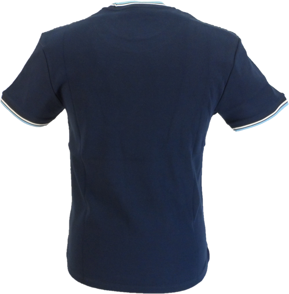 Trojan Mens Navy Blue Geometric Arrow Pattern T Shirt