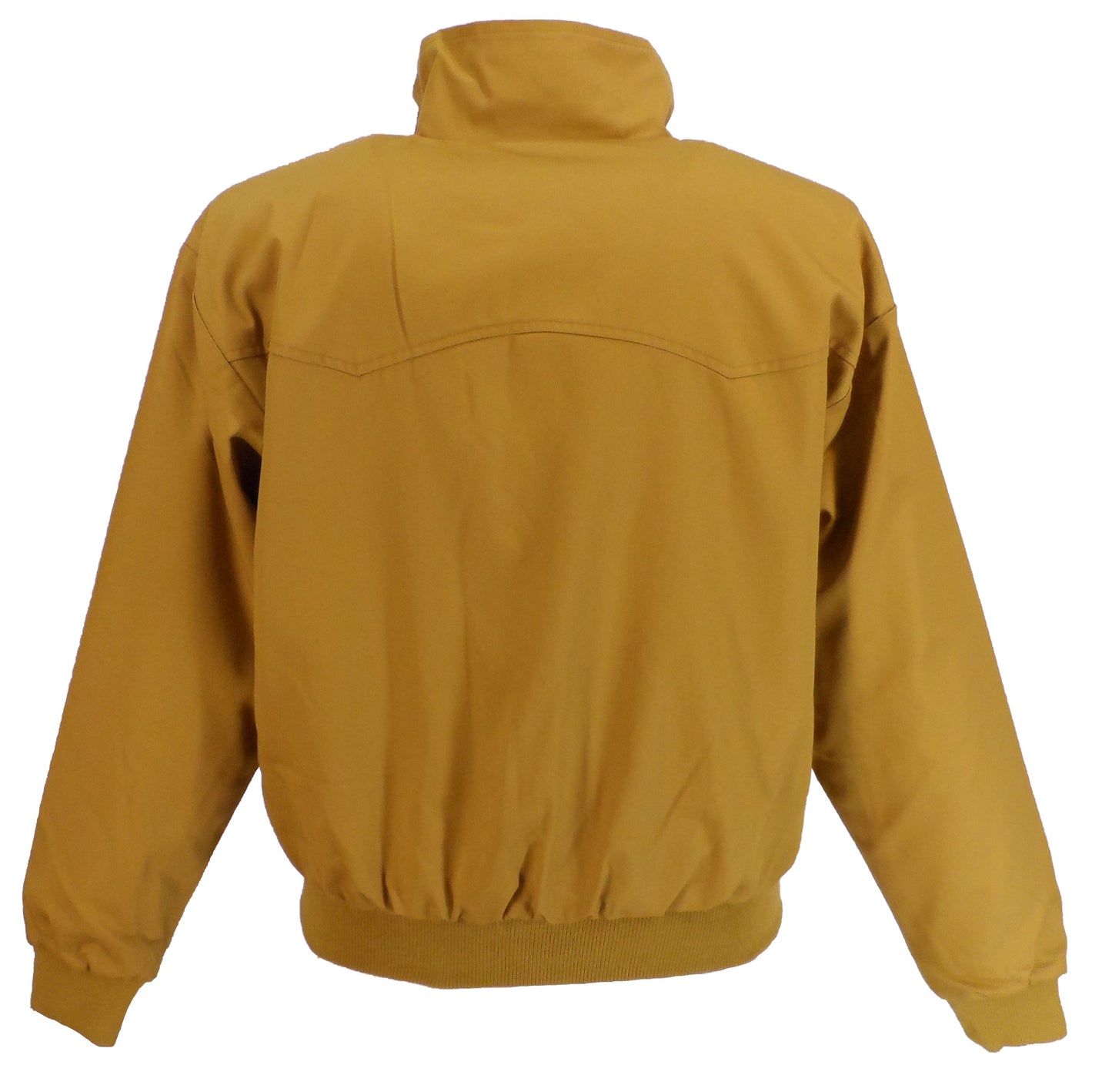 Relco Mens Mustard Yellow Harrington Jacket