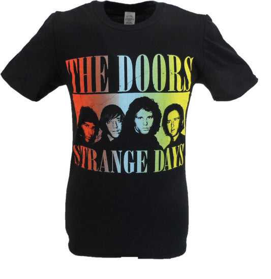 Camiseta negra oficial de The Doors Strange Days para hombre